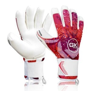 Football Goalkeeper Gloves Top Pro Gk Saver PS07 Contact Palm white goalie glove 