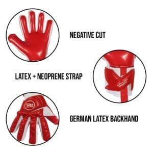 Alpha Red Football Goalkeeper Gk Glove