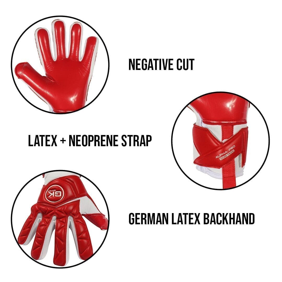 Alpha Red Football Goalkeeper Gk Glove
